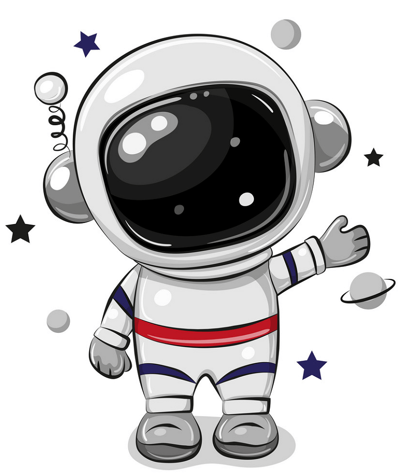 Cute Astronaut clipart