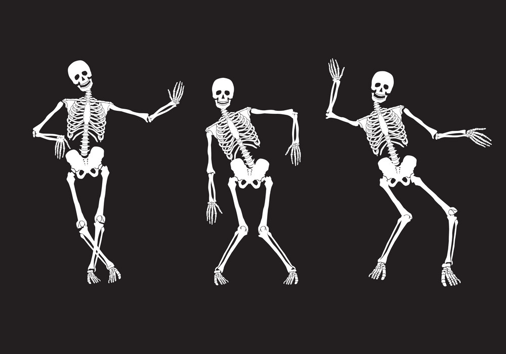 Dancing Skeleton clipart