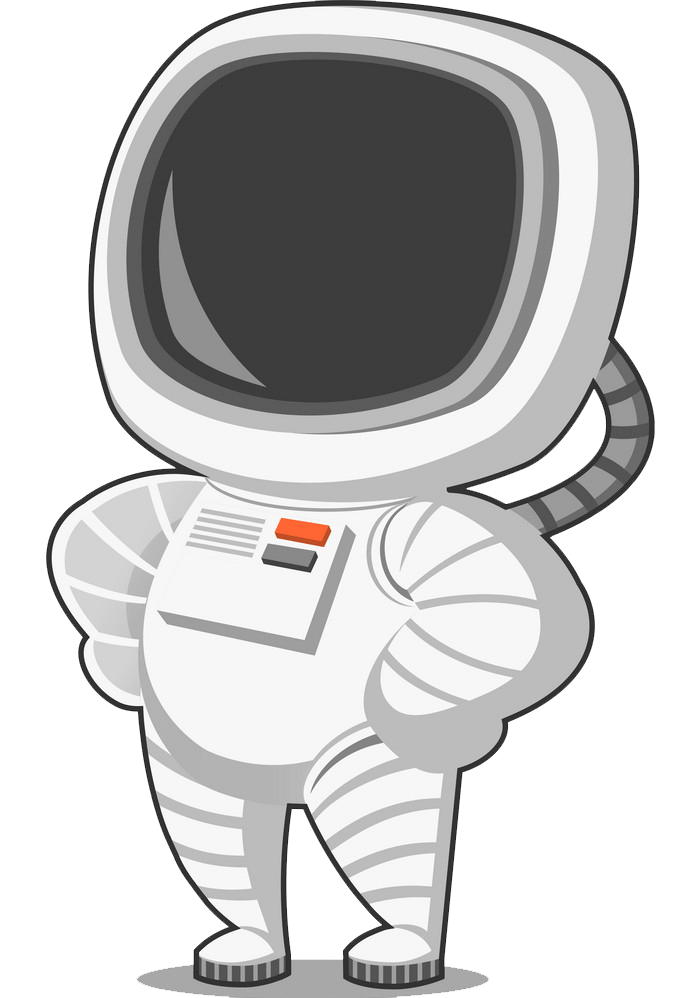 Funny Astronaut clipart transparent