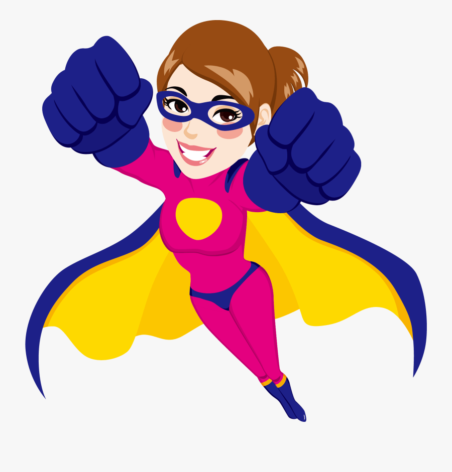 Girl Superhero clipart