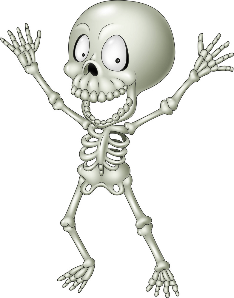 Happy Skeleton clipart