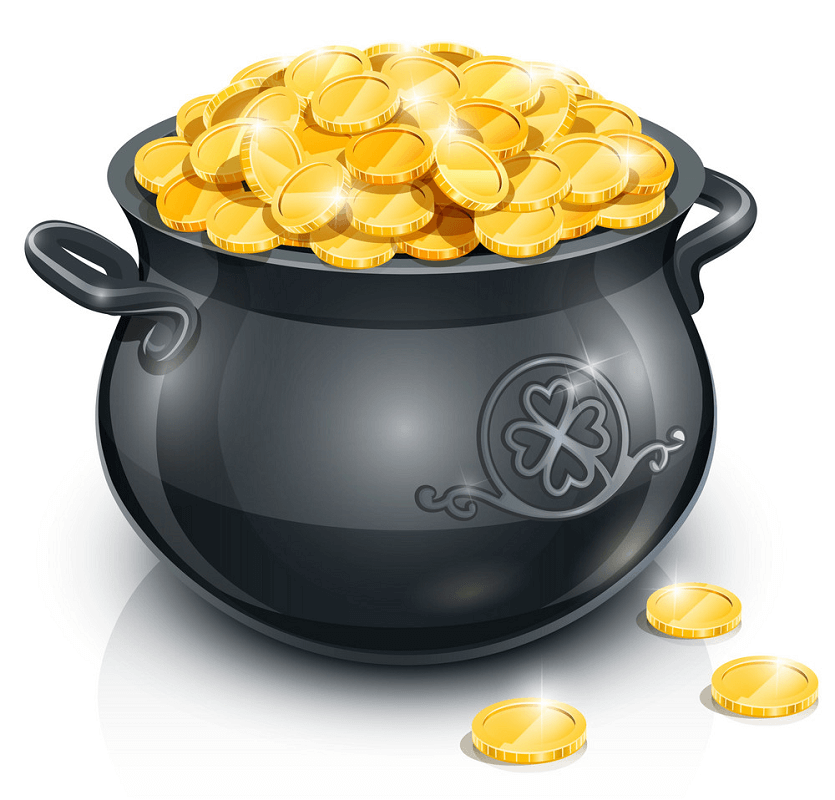 Pot of Gold clipart 1