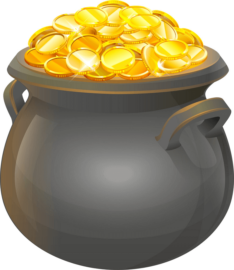 Pot of Gold clipart 3