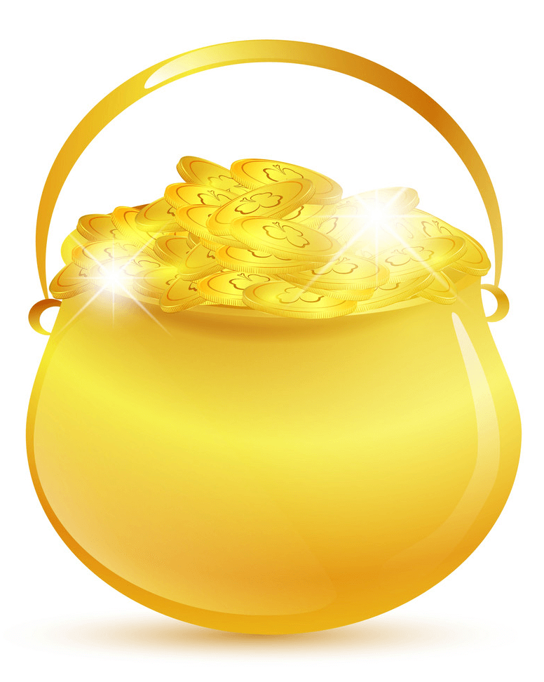 Pot of Gold clipart 6