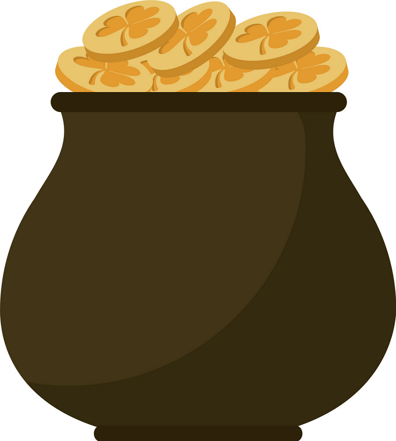 Pot of Gold clipart picture