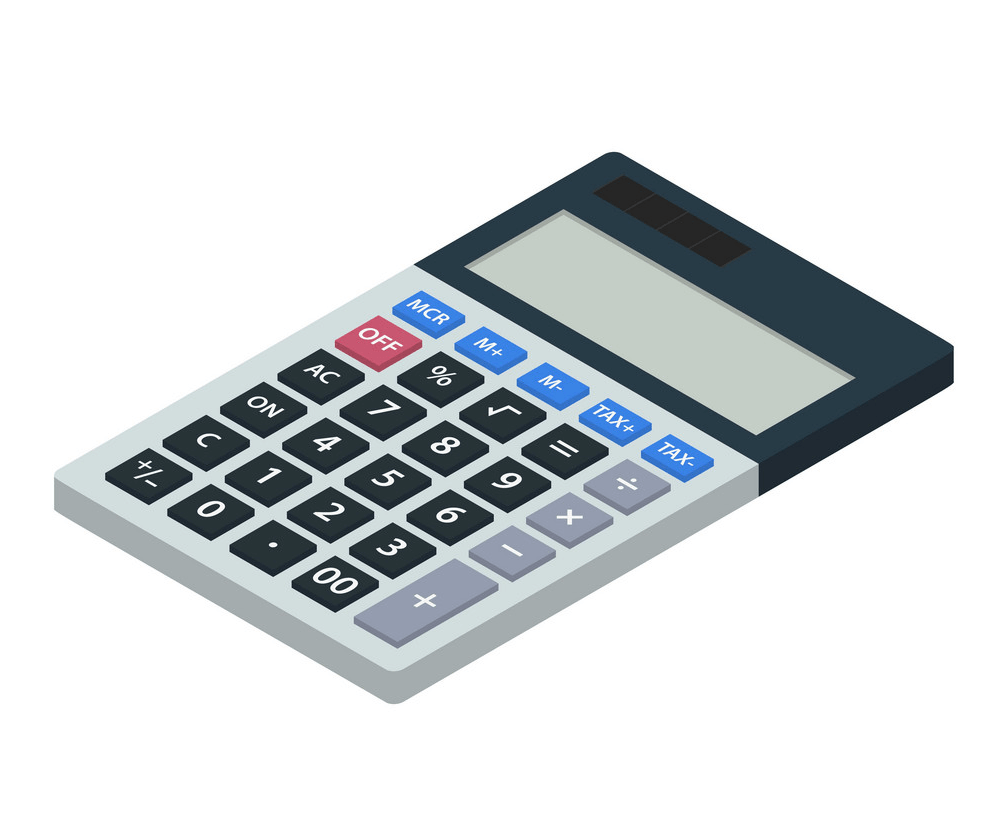 Simple Icon Calculator clipart