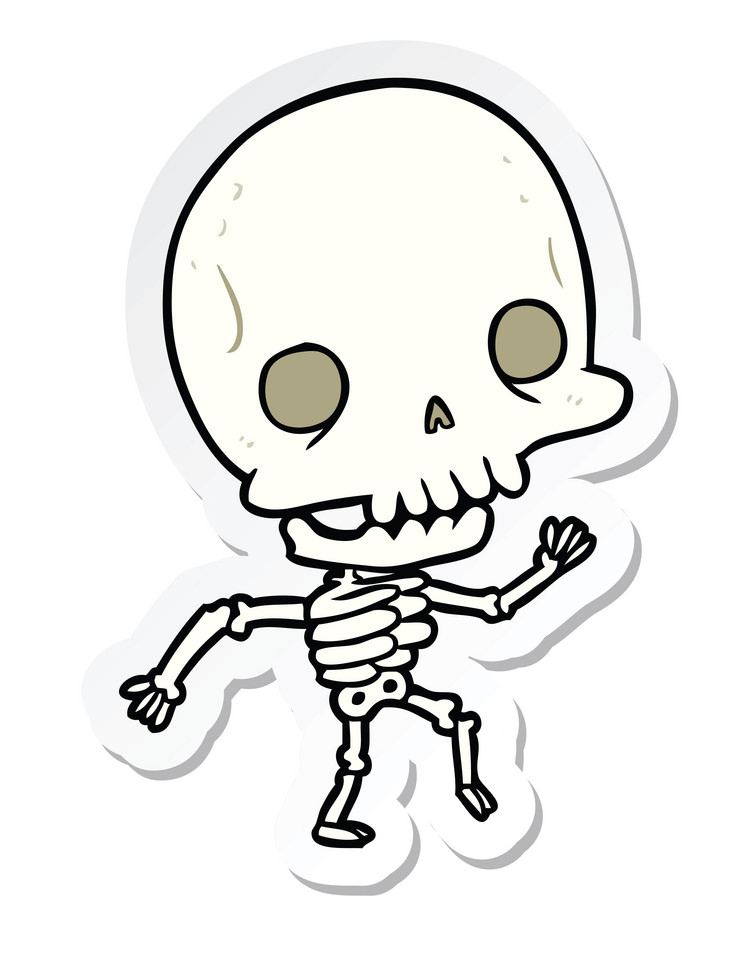 Skeleton Funny clipart