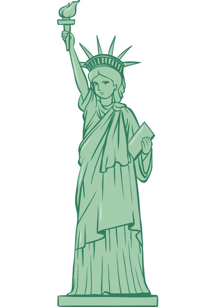 Statue of Liberty clipart free