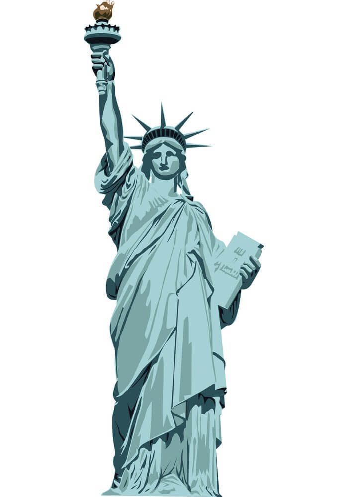 Statue of Liberty clipart image