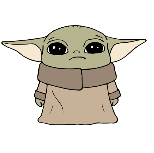 Baby Yoda clipart free download