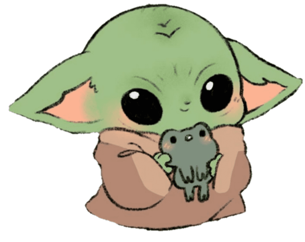 Baby Yoda clipart free for kid