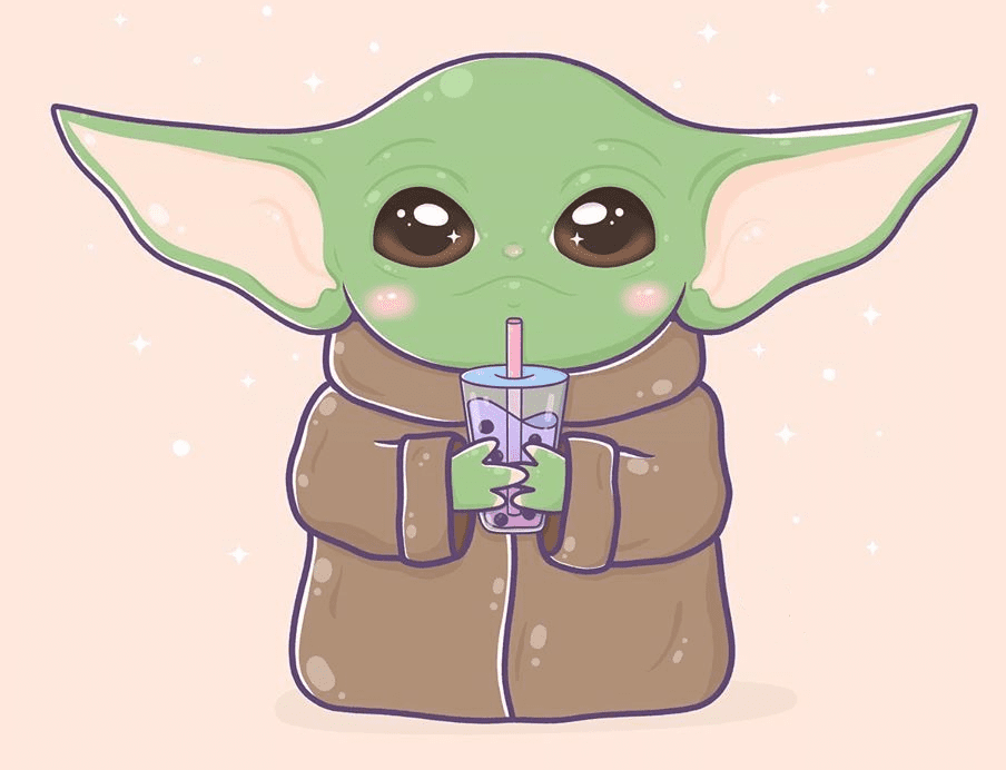Baby Yoda clipart free for kids