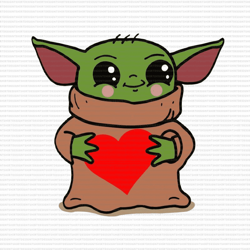 Baby Yoda clipart free images