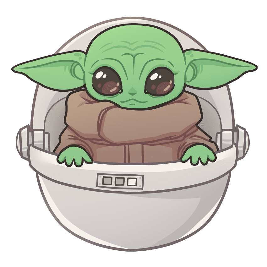 Baby Yoda clipart free