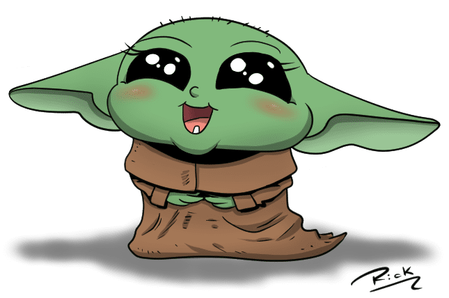 Baby Yoda clipart images