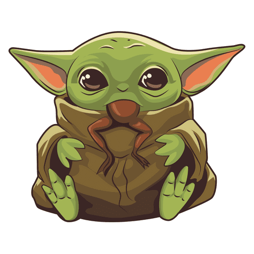 Baby Yoda clipart png images