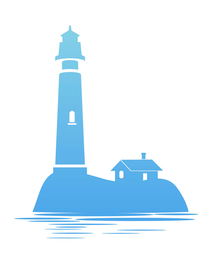Blue Icon Lighthouse clipart