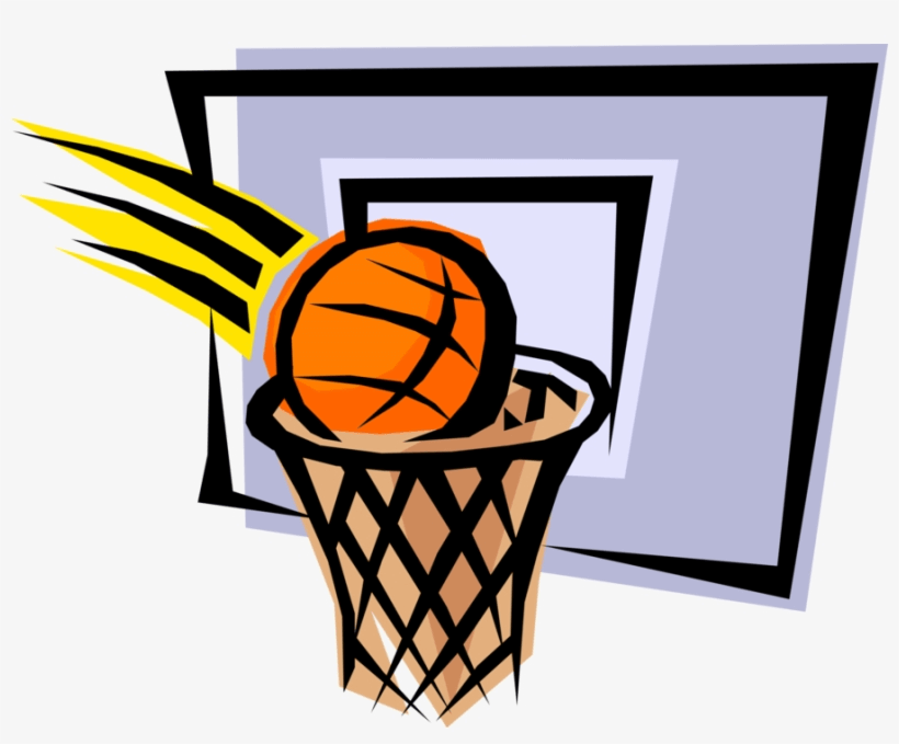 Cartoon Basketball Hoop clipart