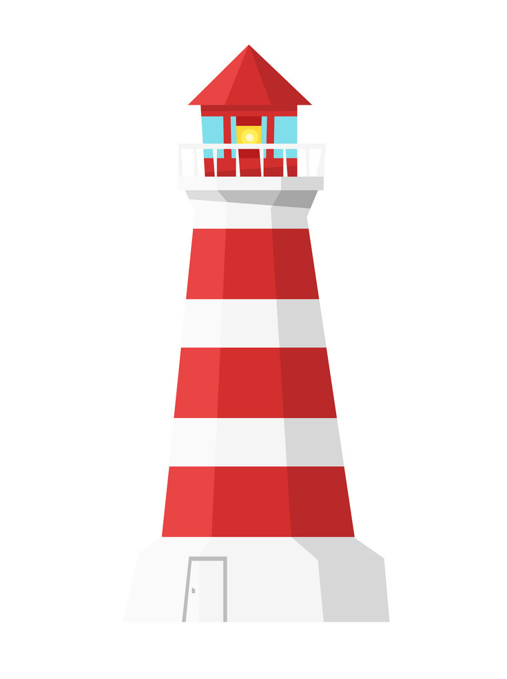 Cartoon Lighthouse clipart