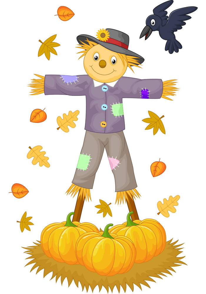 Cartoon Scarecrow clipart