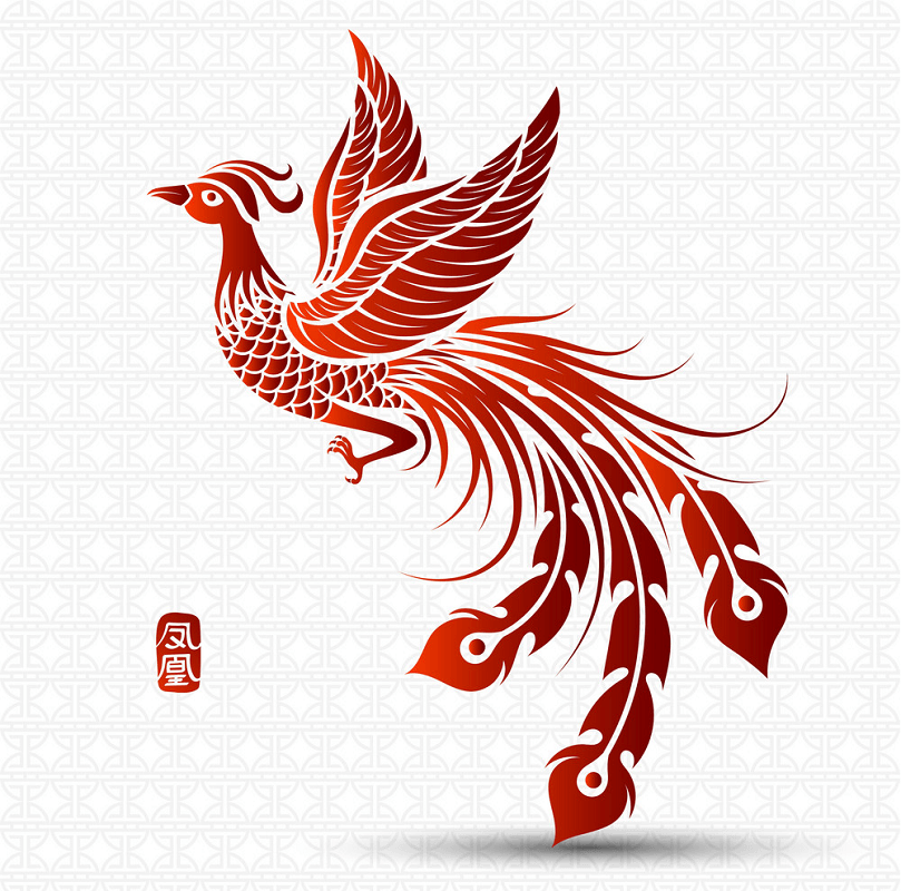 Chinese Phoenix clipart free