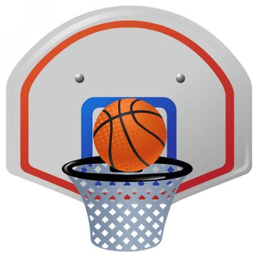 Clipart Basketball Hoop image