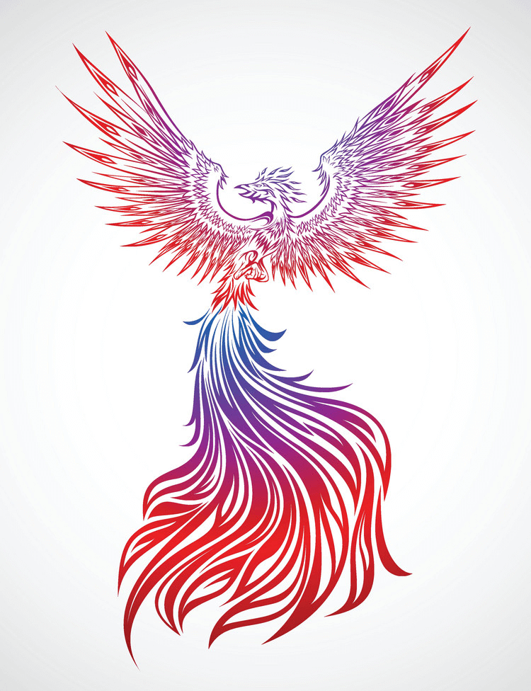 Fantastic Phoenix clipart free