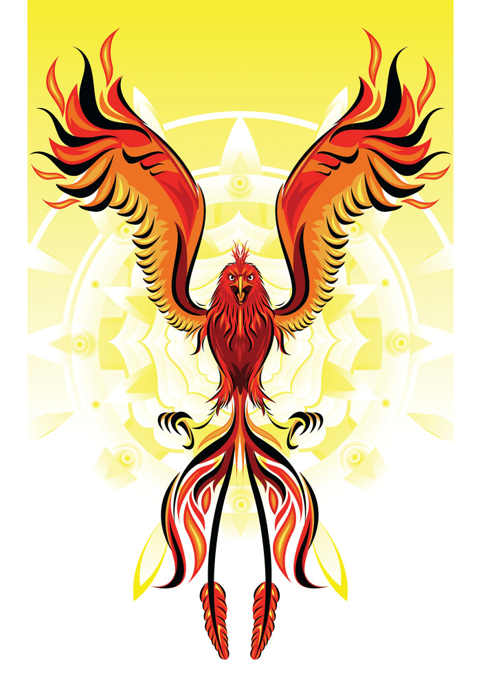 Flame Phoenix clipart