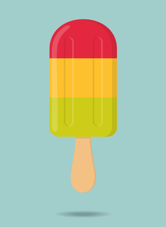 Fruity Popsicle clipart