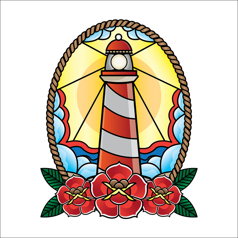 Glass Lighthouse clipart free