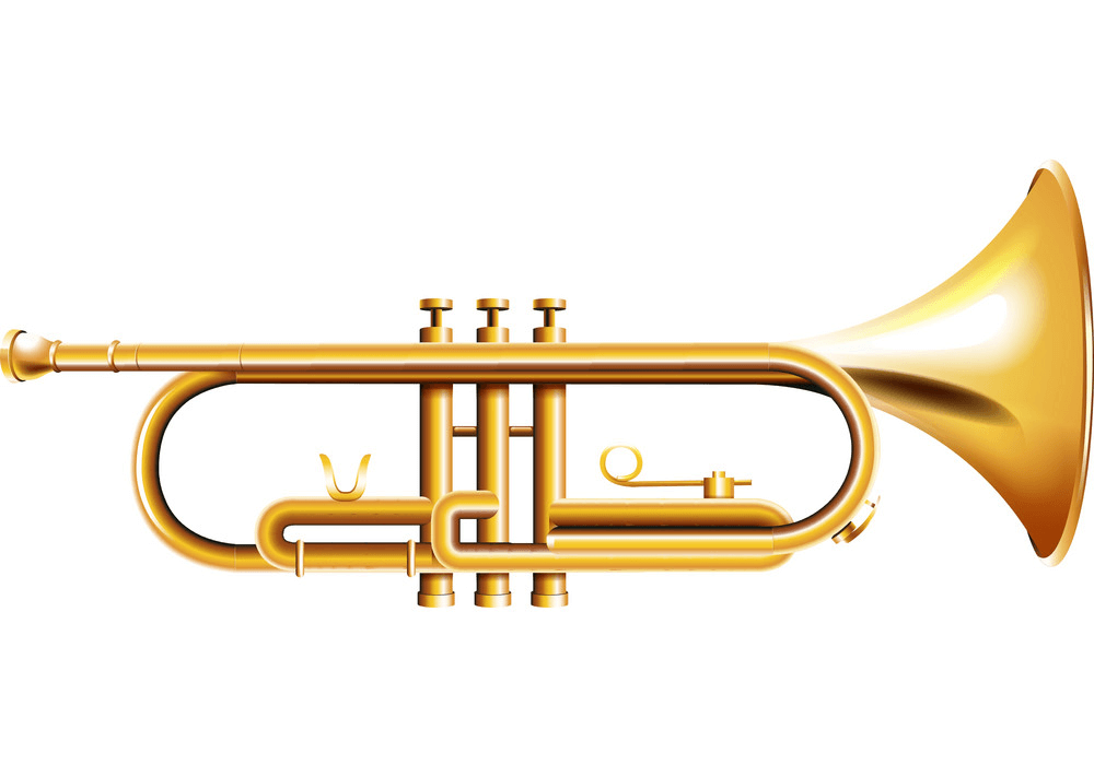 Golden Trumpet clipart