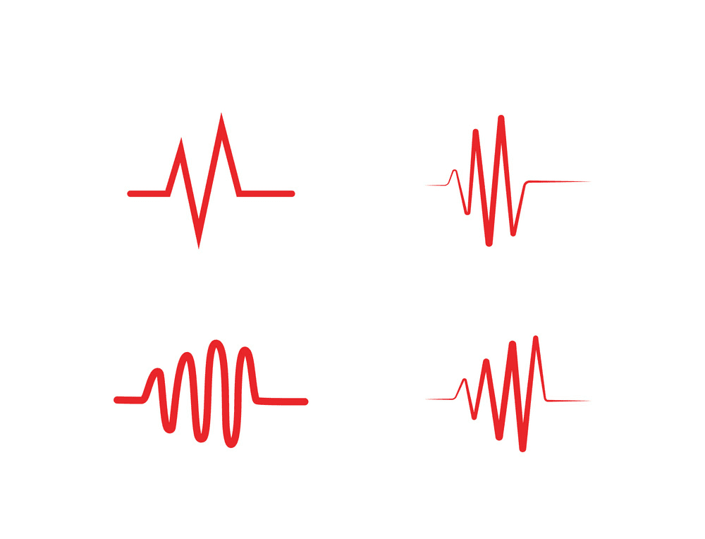 Heartbeat line clipart 2