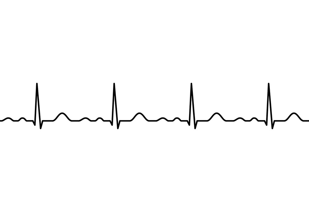 Heartbeat line clipart 4