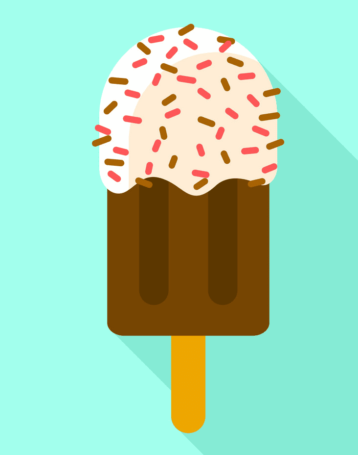 Icon Chocolate Popsicle clipart