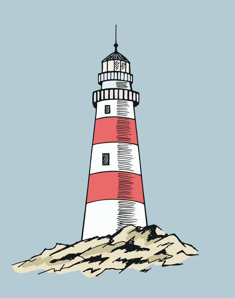 Lighthouse Sketch clipart