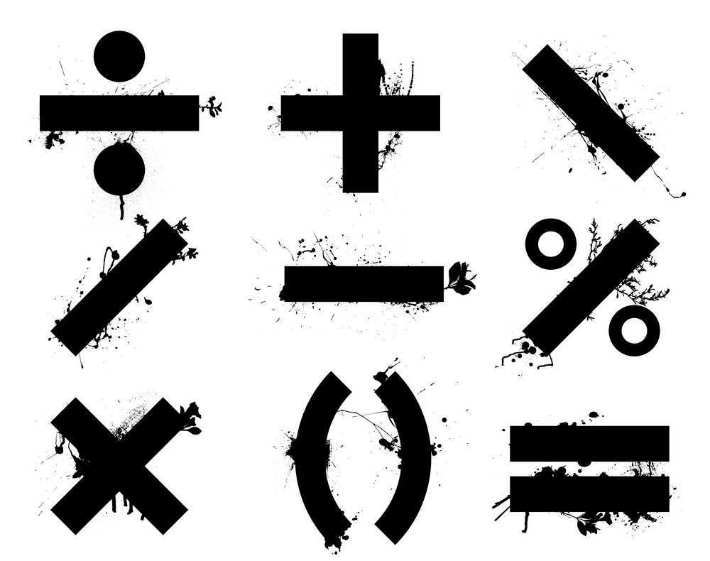 Math Symbols clipart free