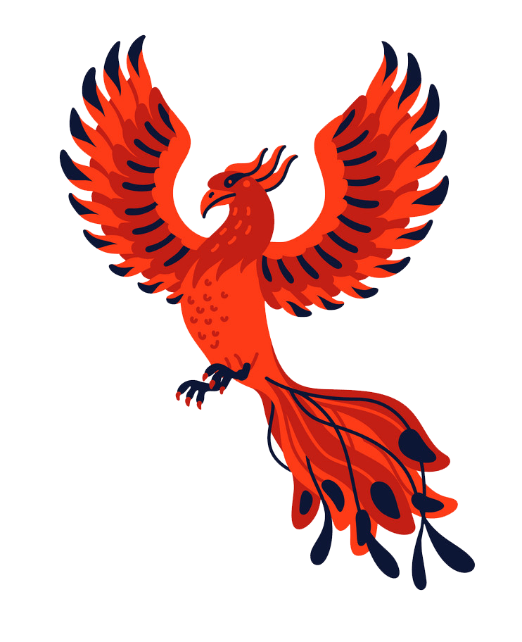 Mythical Phoenix clipart transparent