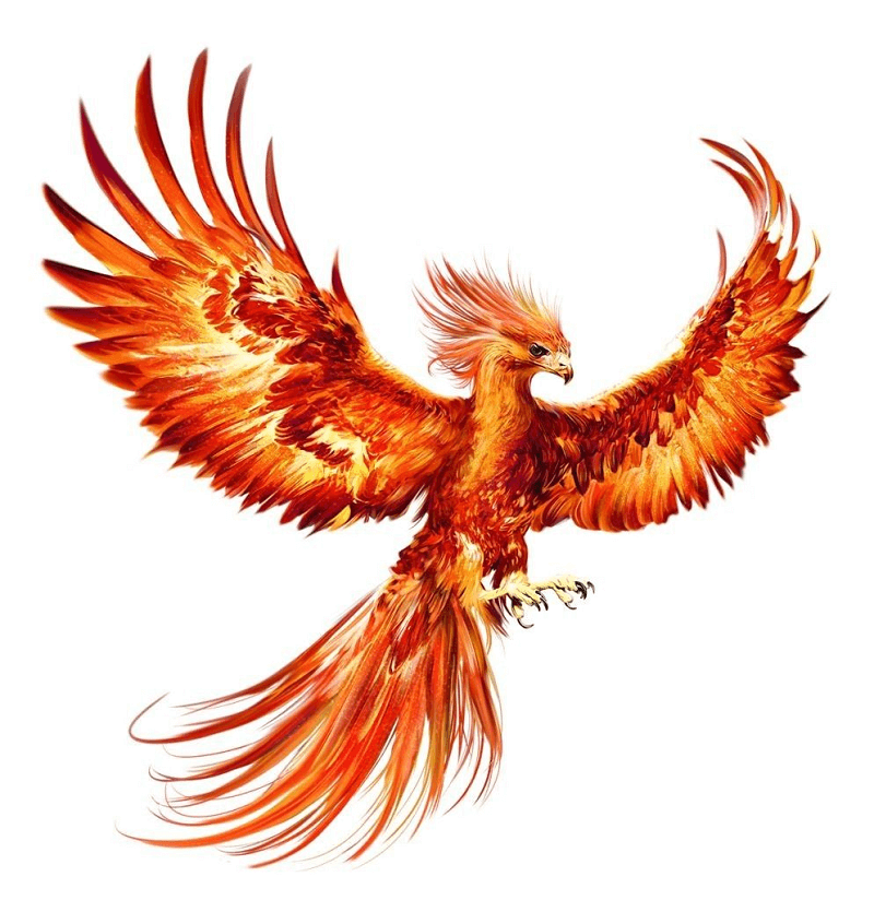 Mythical Phoenix clipart
