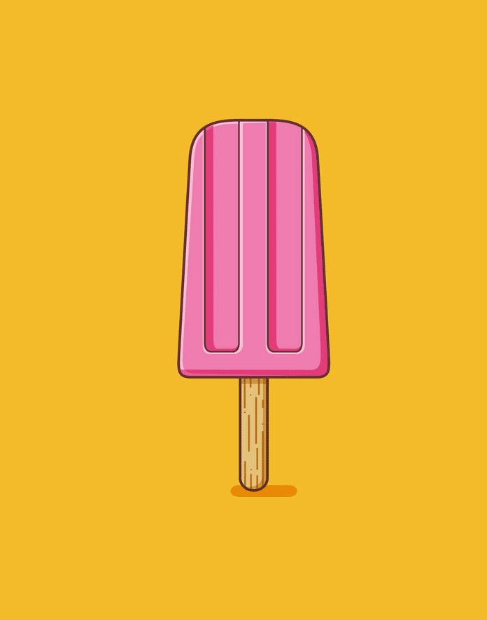 Pink Popsicle clipart