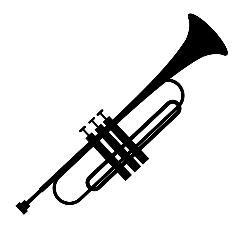 Simple Icon Trumpet clipart