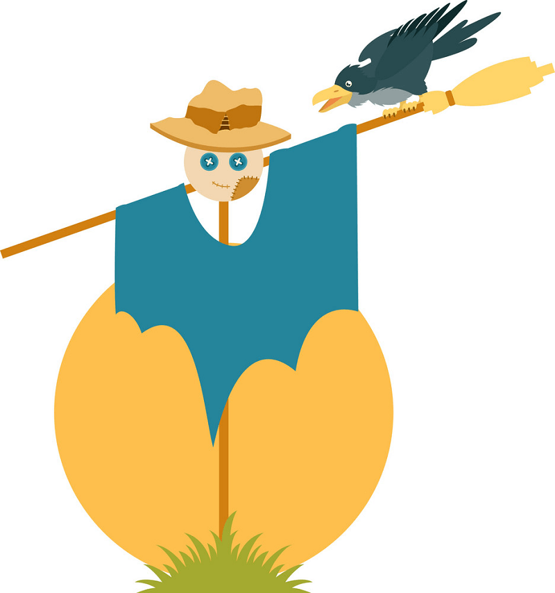 Simple Scarecrow clipart