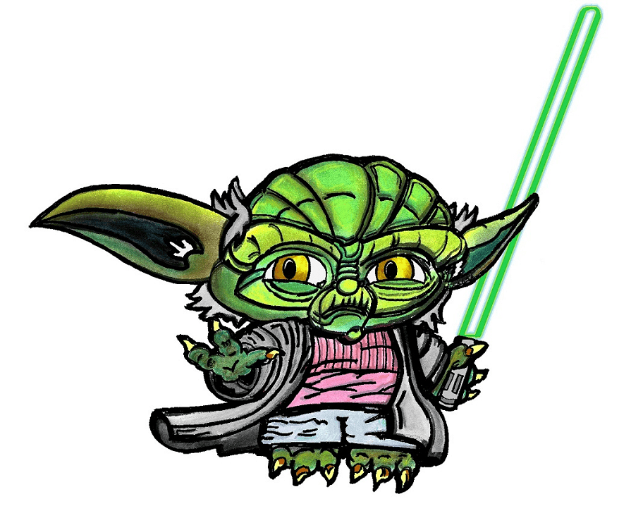 Star Wars Yoda clipart 1