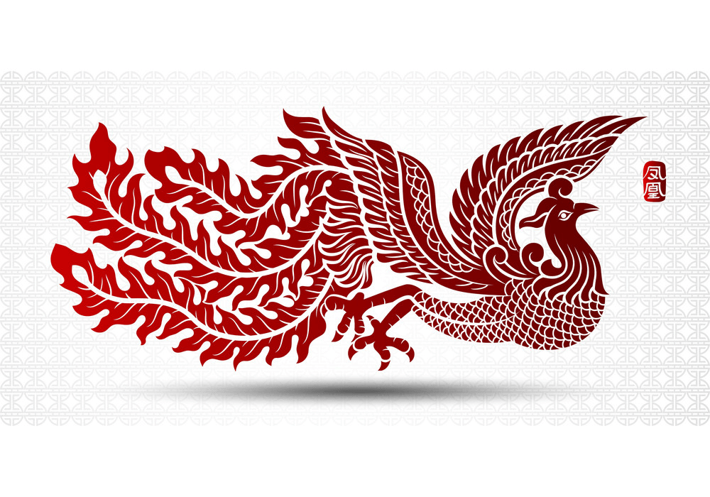 Wonderful Chinese Phoenix clipart