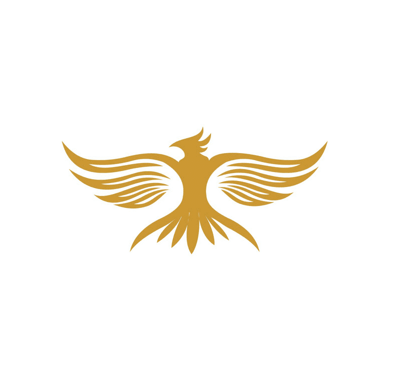 Yellow Phoenix Logo clipart png