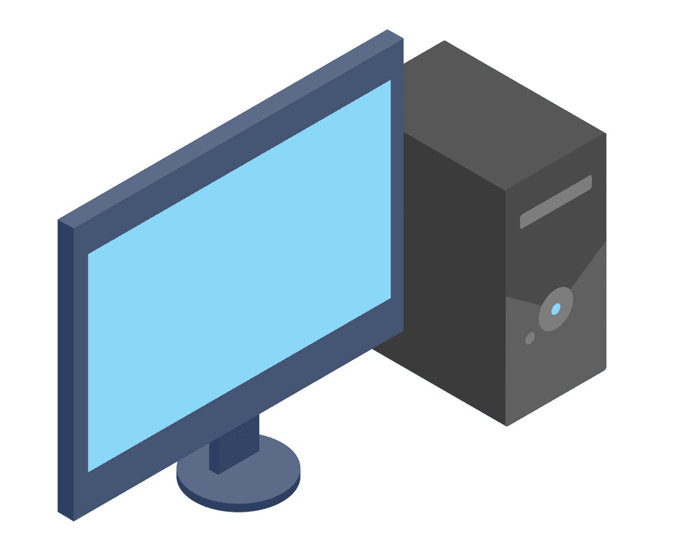 3D Icon Computer clipart