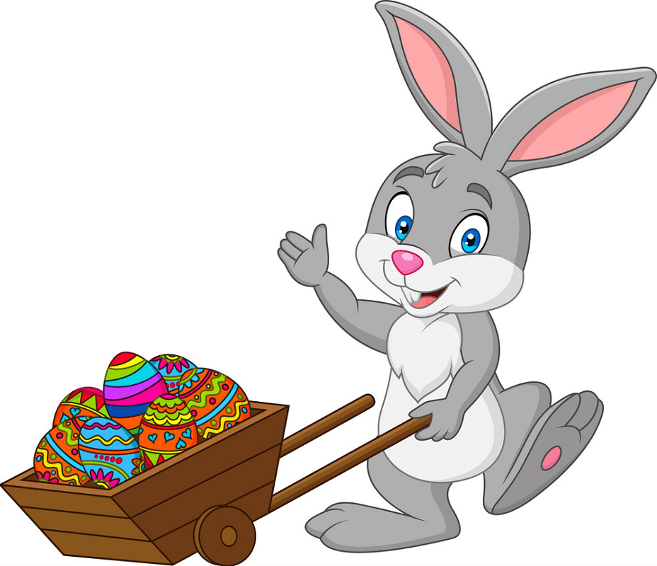 Adorable Easter Bunny clipart