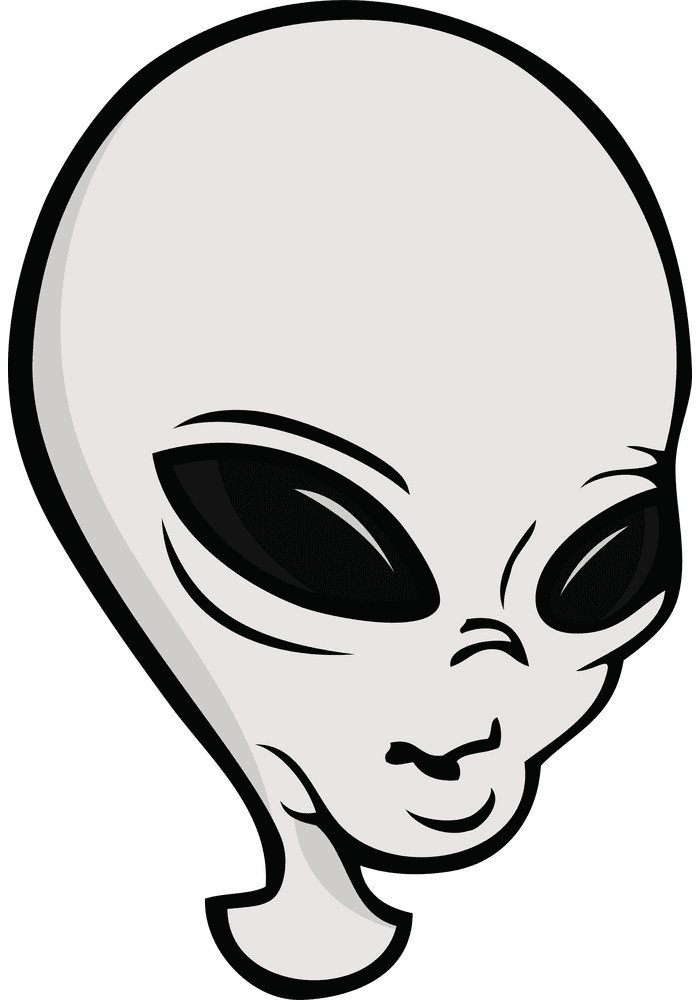 Alien Head clipart