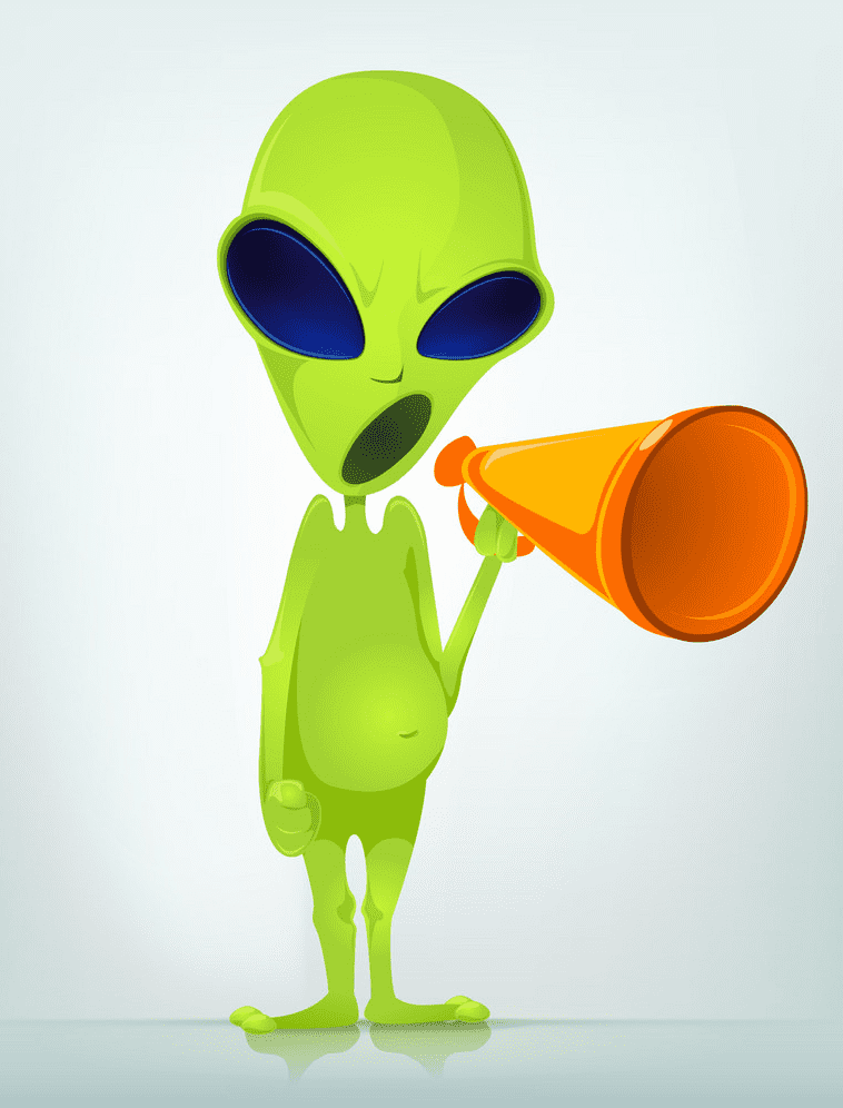 Alien clipart 3