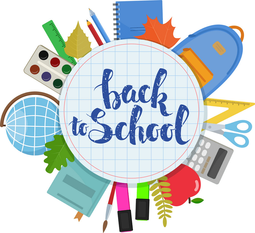 Back to School Supplies clipart 1