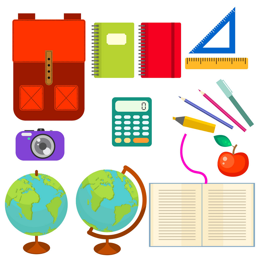 Back to School Supplies clipart 4